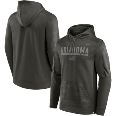 Men's NCAA Fanatics Oklahoma Sooners OHT Military Appreciation Guardian Pullover Hoodie