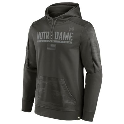 NCAA Fanatics Notre Dame Fighting Irish OHT Military Appreciation Guardian Pullover Hoodie