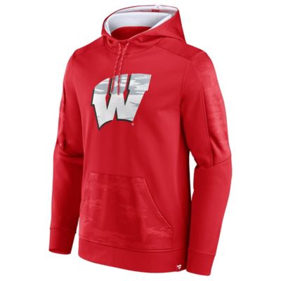 NCAA Fanatics Wisconsin Badgers On The Ball Pullover Hoodie