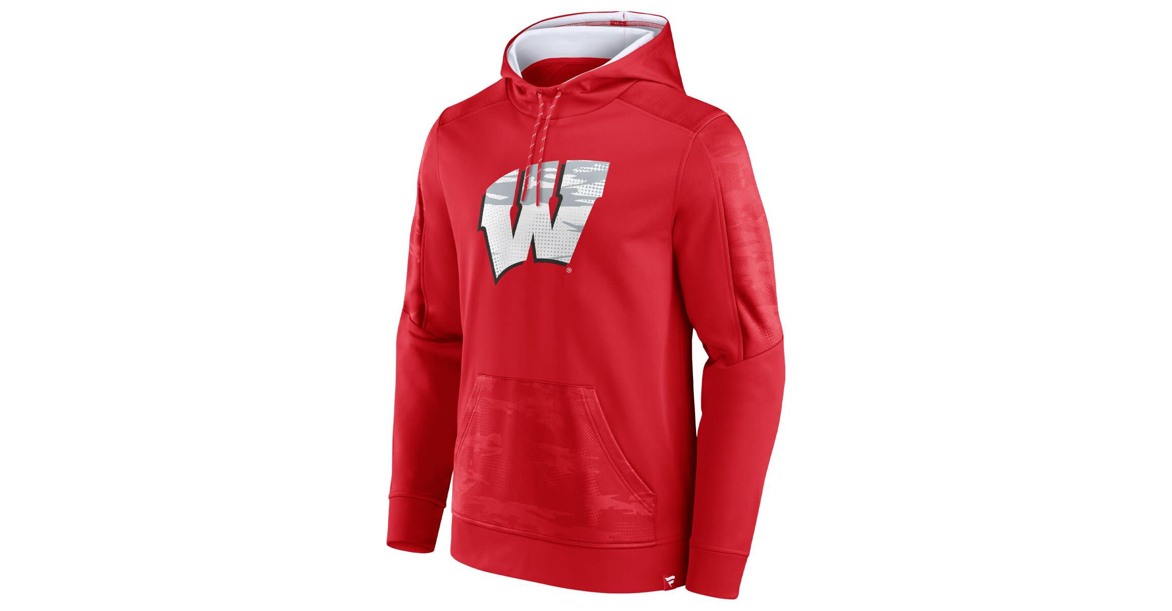 NCAA Fanatics Wisconsin Badgers On The Ball Pullover Hoodie