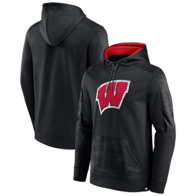 NCAA Fanatics Wisconsin Badgers On The Ball Pullover Hoodie