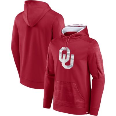 NCAA Fanatics Oklahoma Sooners On The Ball Pullover Hoodie