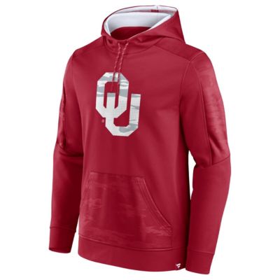 NCAA Fanatics Oklahoma Sooners On The Ball Pullover Hoodie