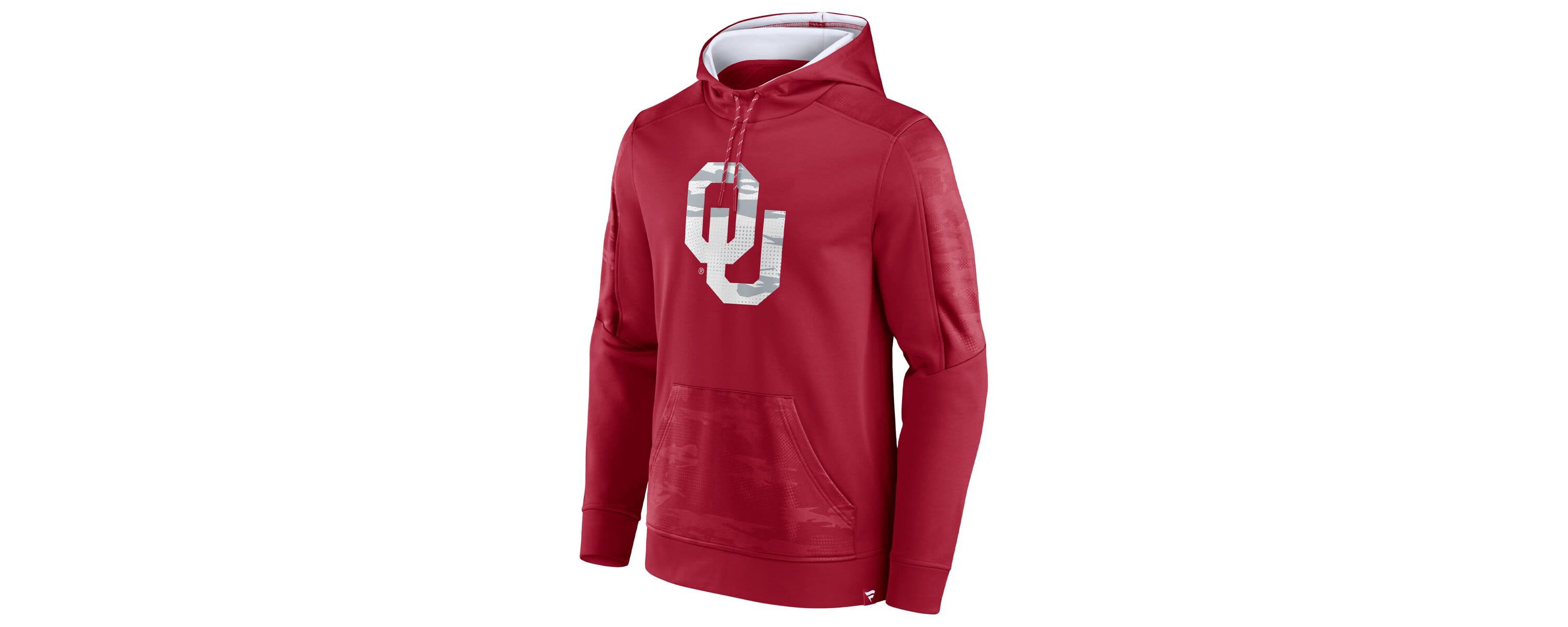 NCAA Fanatics Oklahoma Sooners On The Ball Pullover Hoodie