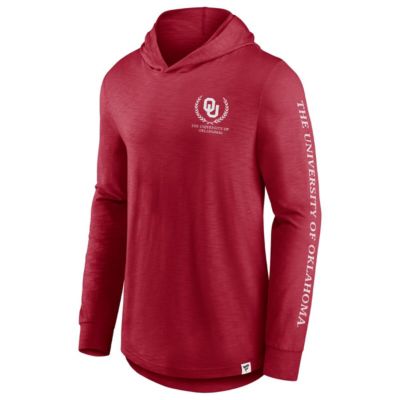 NCAA Fanatics Oklahoma Sooners Photo Finish Hoodie Long Sleeve T-Shirt