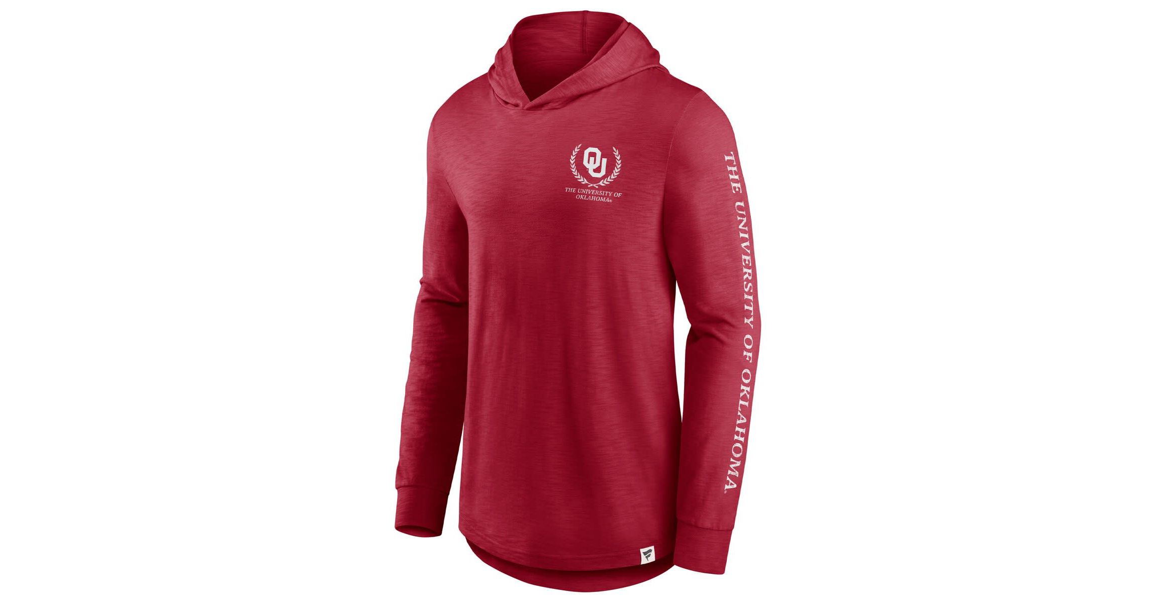 NCAA Fanatics Oklahoma Sooners Photo Finish Hoodie Long Sleeve T-Shirt