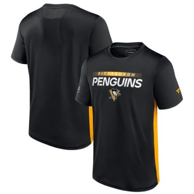 Men's NHL Fanatics Pittsburgh Penguins Authentic Pro Rink Tech T-Shirt, Black, Small