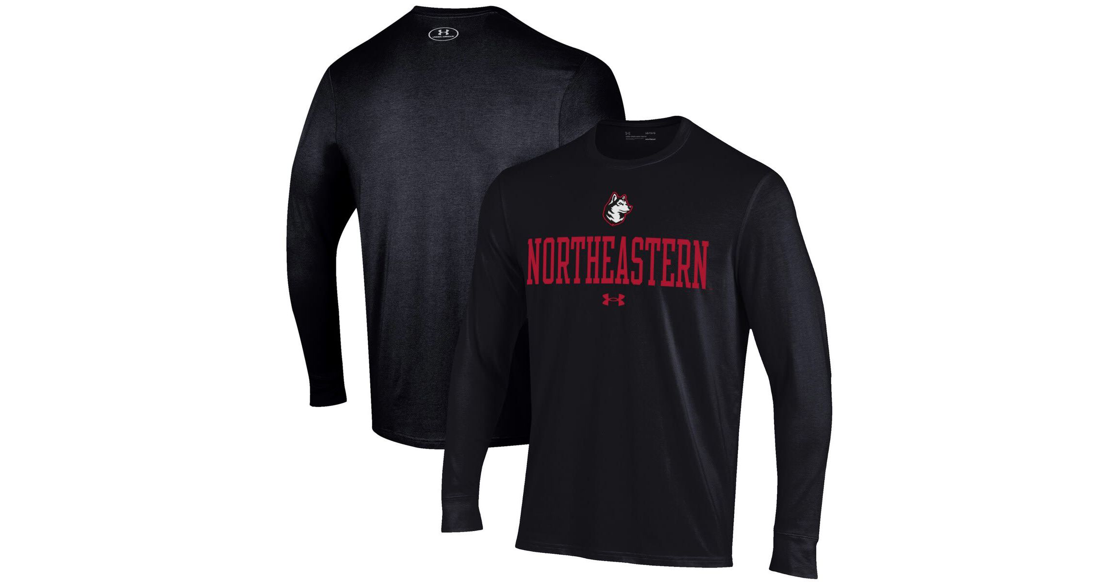 NCAA Under Armour Northeastern Huskies Performance Long Sleeve T-Shirt