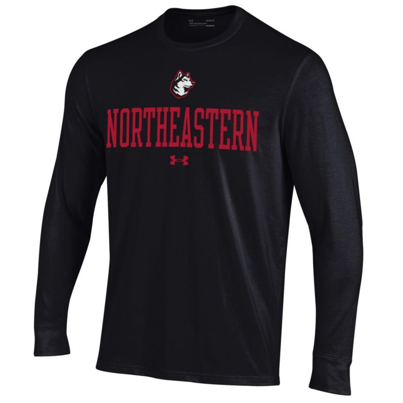 NCAA Under Armour Northeastern Huskies Performance Long Sleeve T-Shirt