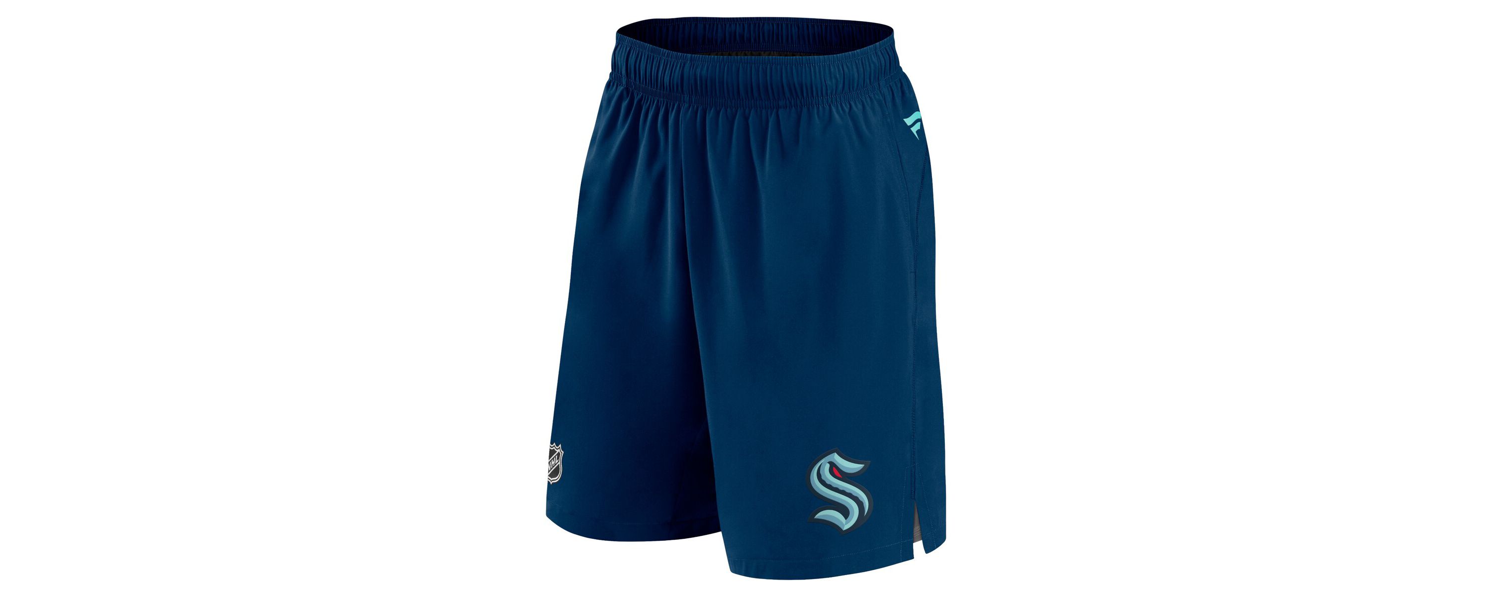 NHL Fanatics Deep Sea Seattle Kraken Authentic Pro Rink Shorts