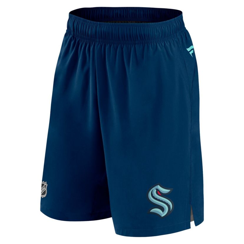NHL Fanatics Deep Sea Seattle Kraken Authentic Pro Rink Shorts