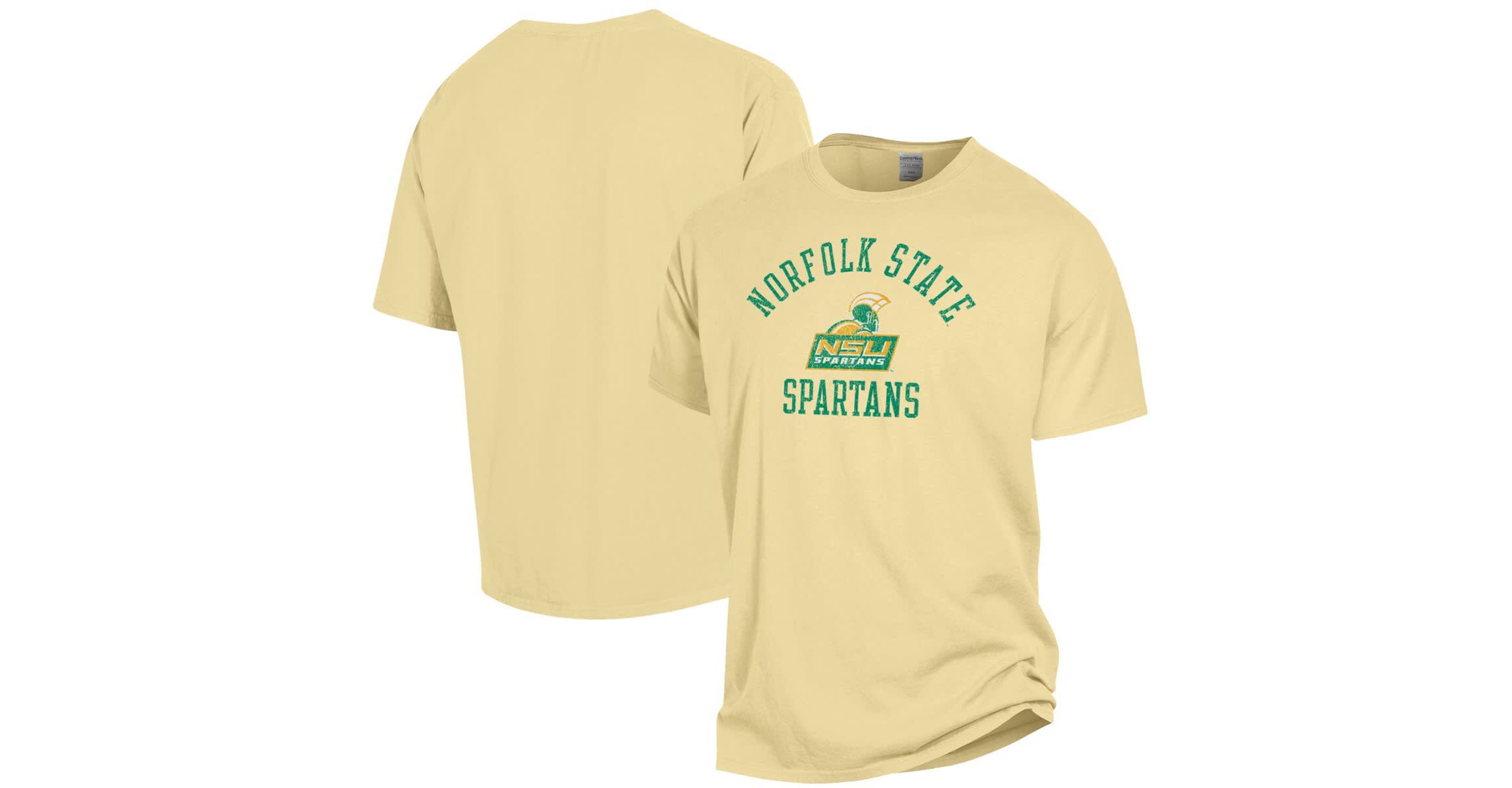 NCAA Norfolk State Spartans Arch Logo Garment Dyed T-Shirt