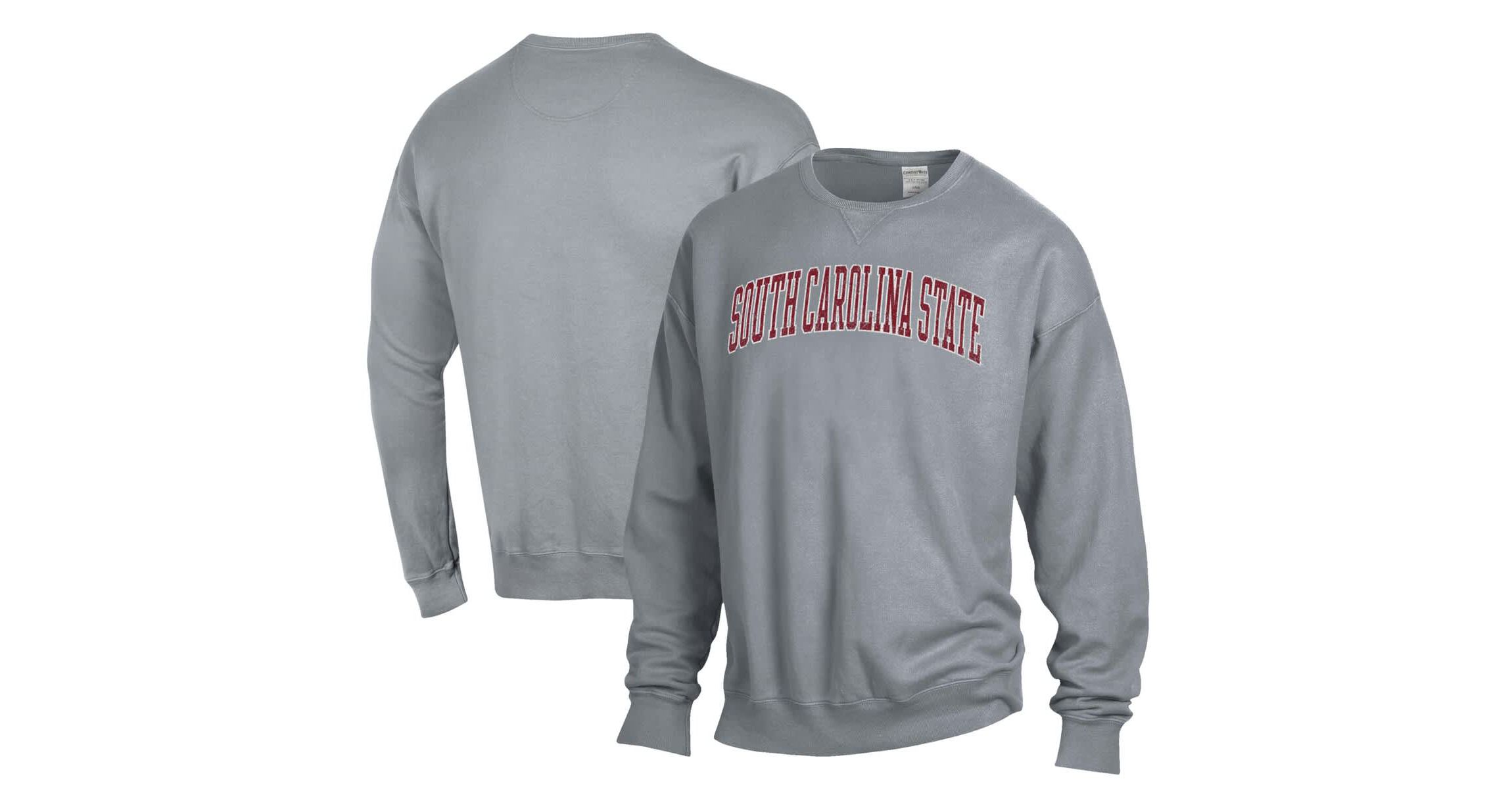 SC State Bulldogs NCAA South Carolina State Bulldogs Garment Dyed Pullover Sweatshirt