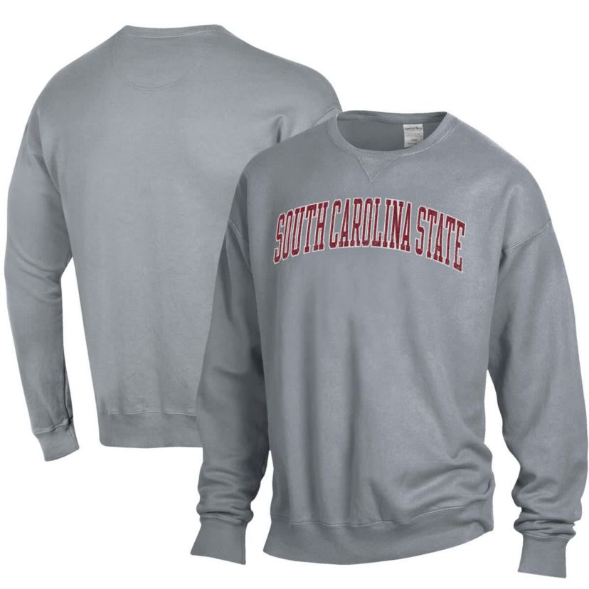 SC State Bulldogs NCAA South Carolina State Bulldogs Garment Dyed Pullover Sweatshirt