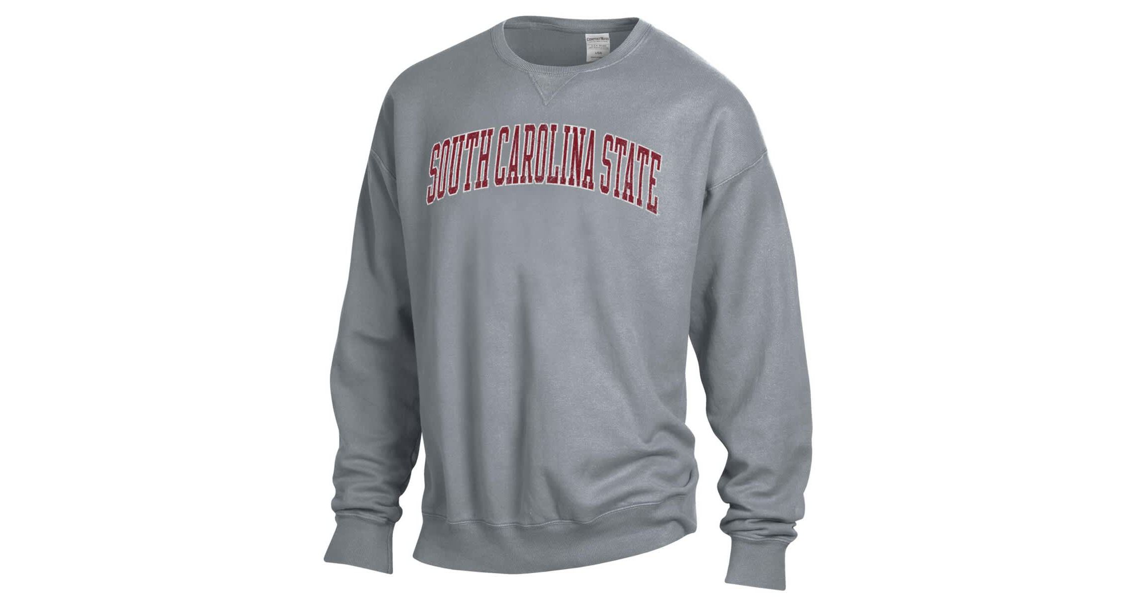 SC State Bulldogs NCAA South Carolina State Bulldogs Garment Dyed Pullover Sweatshirt