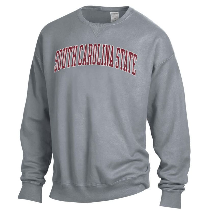 SC State Bulldogs NCAA South Carolina State Bulldogs Garment Dyed Pullover Sweatshirt