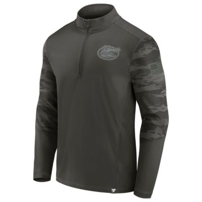 NCAA Fanatics Florida Gators OHT Military Appreciation Guardian Quarter-Zip Top