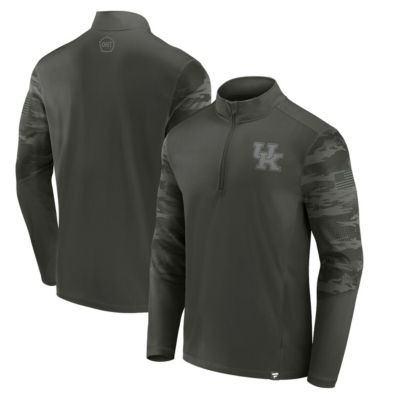 NCAA Fanatics Kentucky Wildcats OHT Military Appreciation Guardian Quarter-Zip Top