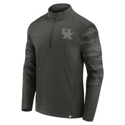 NCAA Fanatics Kentucky Wildcats OHT Military Appreciation Guardian Quarter-Zip Top