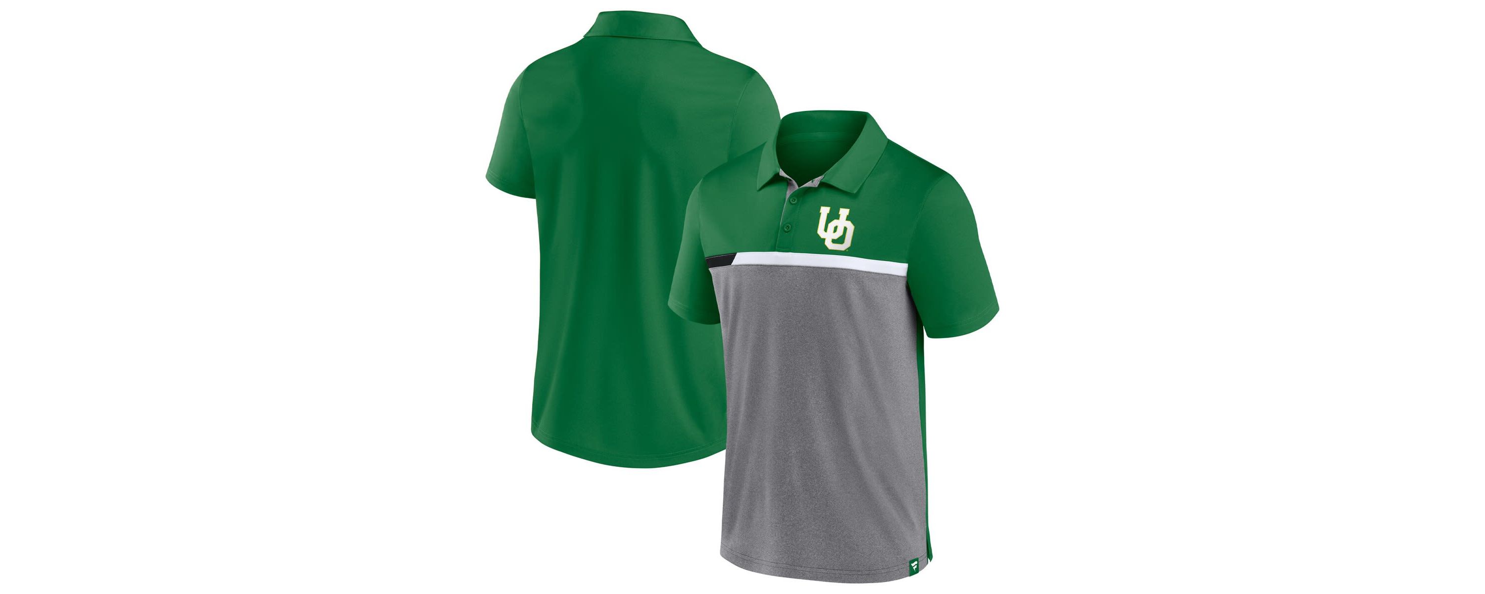 NCAA Fanatics ed Oregon Ducks Split Block Color Block Polo