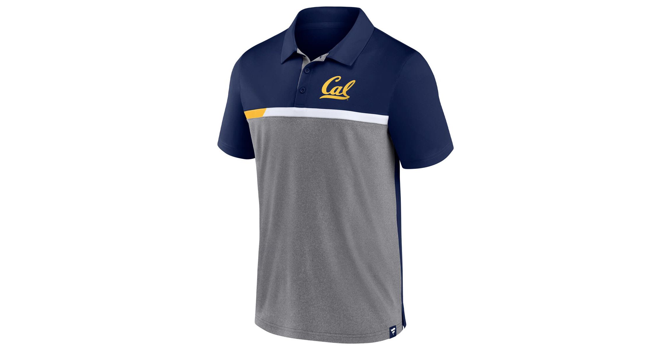 California Golden Bears NCAA Fanatics ed Cal Bears Split Block Color Block Polo