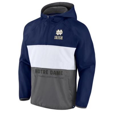 NCAA Fanatics Notre Dame Fighting Irish Victory On Raglan Quarter-Zip Hoodie