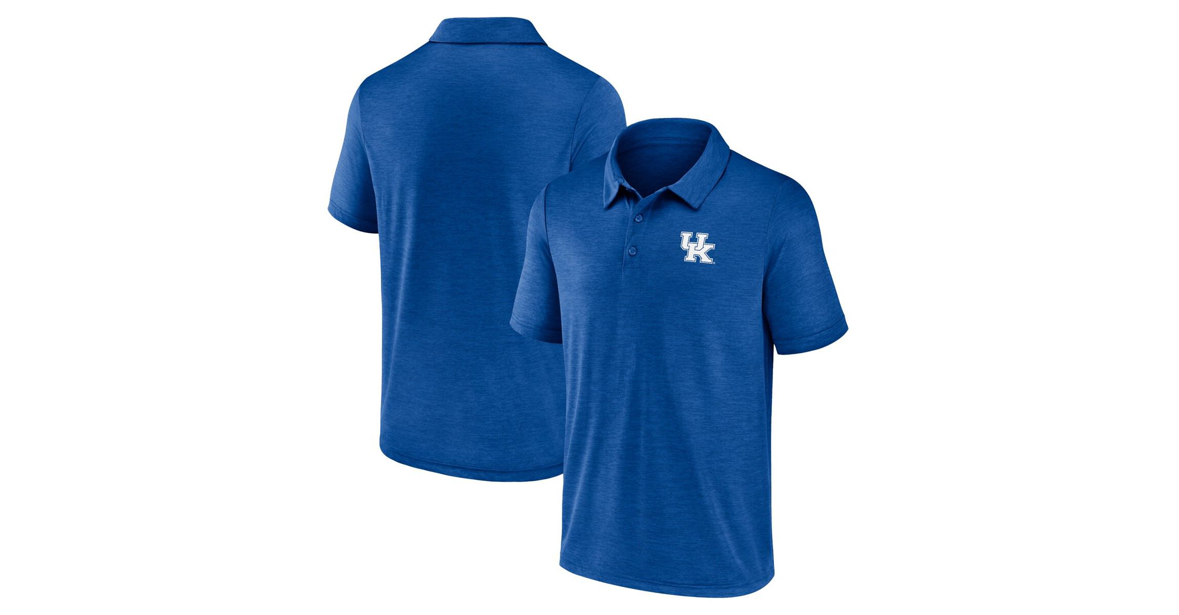 NCAA Fanatics Kentucky Wildcats Striated Primary Logo Polo