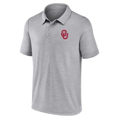 NCAA Fanatics Oklahoma Sooners Striated Primary Logo Polo