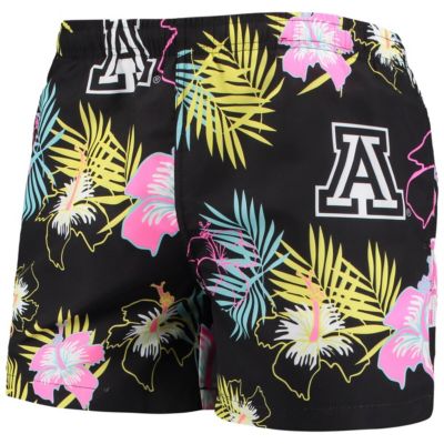 NCAA Arizona Wildcats Neon Floral Swim Trunks