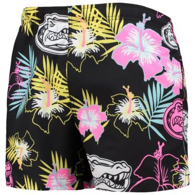 NCAA Florida Gators Neon Floral Swim Trunks