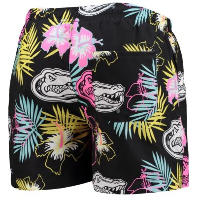 NCAA Florida Gators Neon Floral Swim Trunks