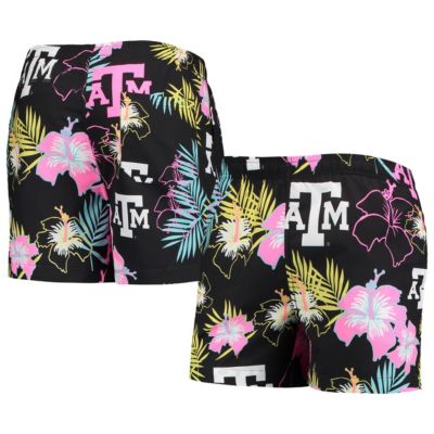 NCAA Texas A&M Aggies Neon Floral Swim Trunks