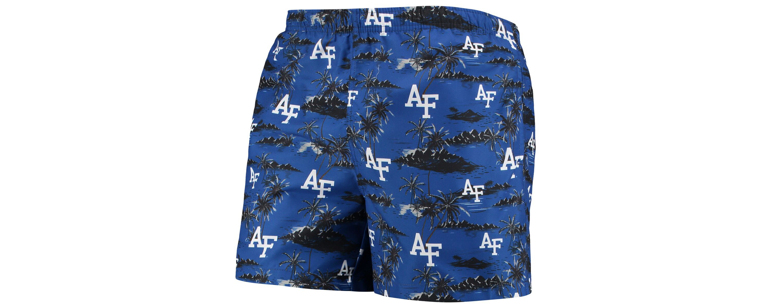 NCAA Air Force Falcons Island Palm Swim Trunks