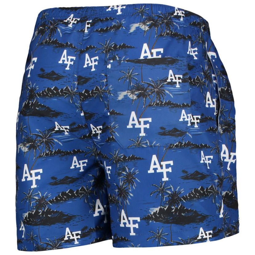NCAA Air Force Falcons Island Palm Swim Trunks