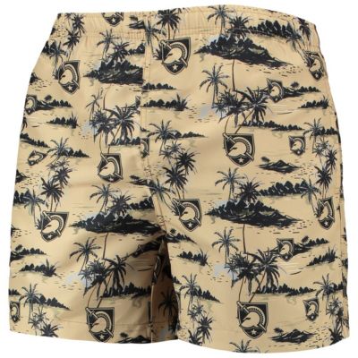 Army Black Knights NCAA Island Palm Swim Trunks