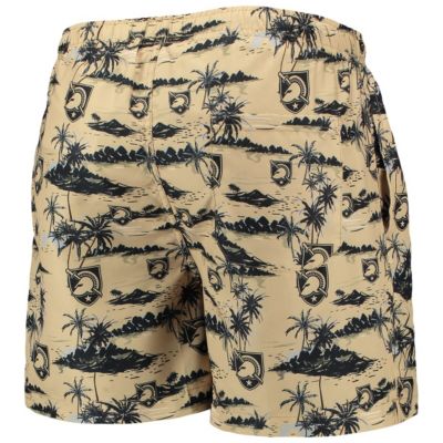 Army Black Knights NCAA Island Palm Swim Trunks