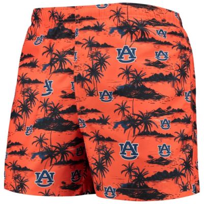 NCAA Auburn Tigers Island Palm Swim Trunks