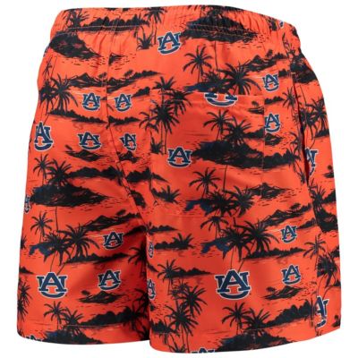 NCAA Auburn Tigers Island Palm Swim Trunks