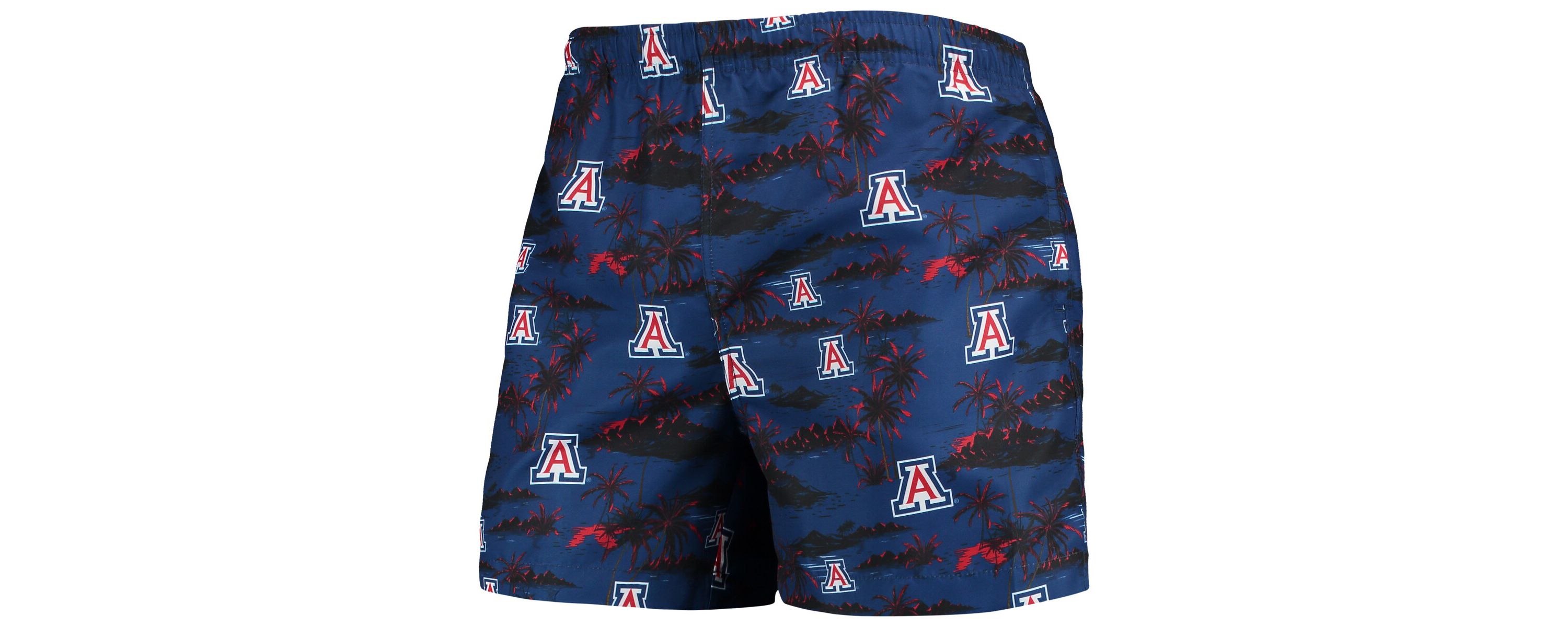 NCAA Arizona Wildcats Island Palm Swim Trunks