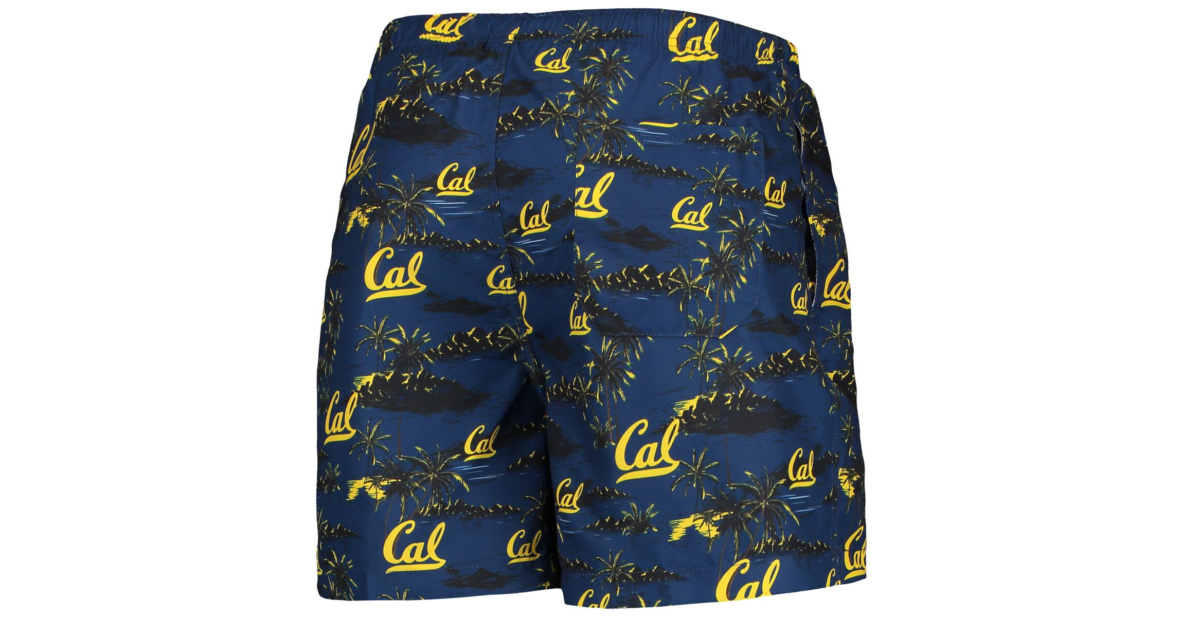 California Golden Bears NCAA Cal Bears Island Palm Swim Trunks