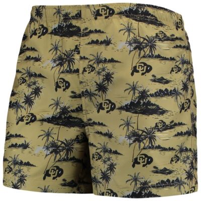 NCAA Colorado Buffaloes Island Palm Swim Trunks