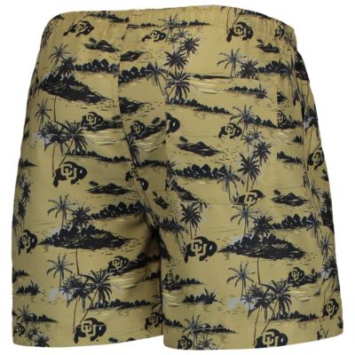 NCAA Colorado Buffaloes Island Palm Swim Trunks