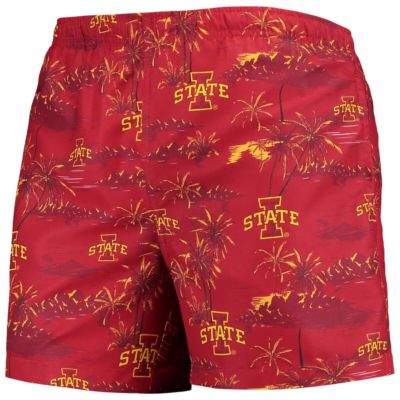 NCAA Iowa State Cyclones Island Palm Swim Trunks