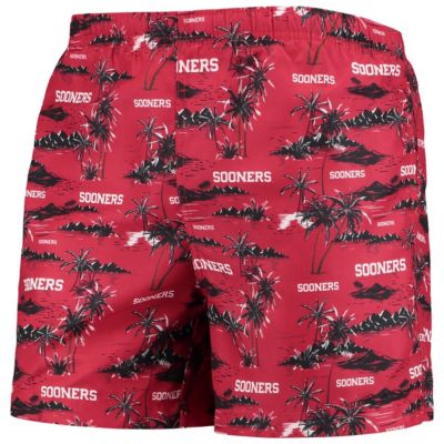 NCAA Oklahoma Sooners Island Palm Swim Trunks