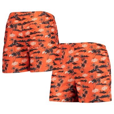 NCAA Oklahoma State Cowboys Island Palm Swim Trunks