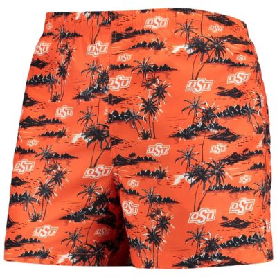 NCAA Oklahoma State Cowboys Island Palm Swim Trunks