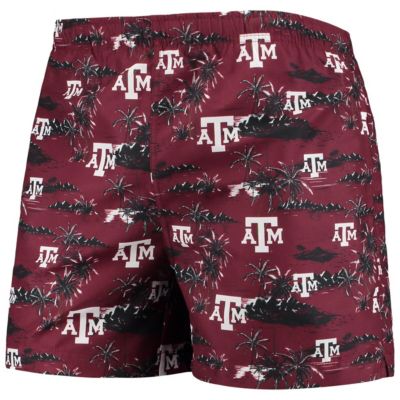 NCAA Texas A&M Aggies Island Palm Swim Trunks