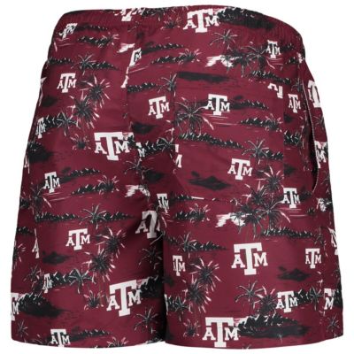 NCAA Texas A&M Aggies Island Palm Swim Trunks