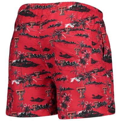 Texas Tech Red Raiders NCAA Island Palm Swim Trunks