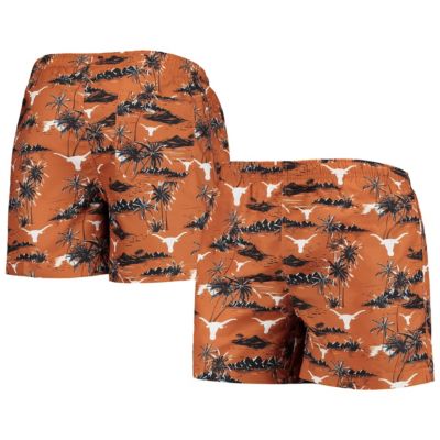 NCAA Texas Longhorns Island Palm Swim Trunks